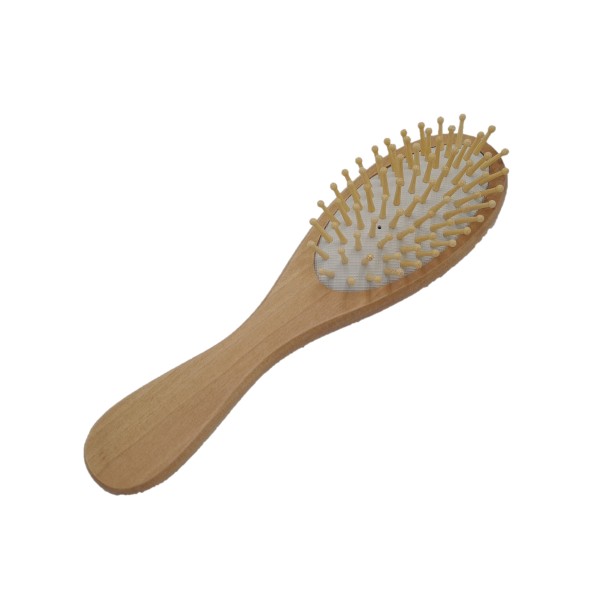 Biodegradable hair brush, made of bamboo, 22 cm x 6 cm